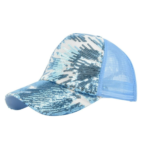 MESSUEN Men Baseball Caps Women's Baseball Caps Ladies Sun Hat Baseball Hat Visors for Men Women Cap Baseball Caps for Men Blue One Size