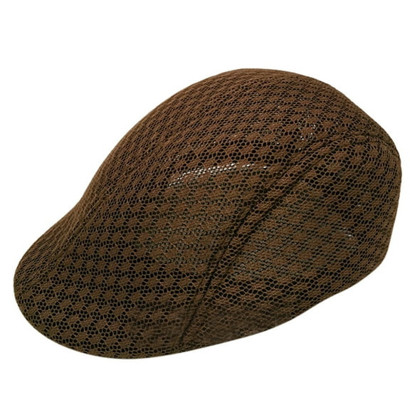 MESSUEN Newspaper Boy Hat Hats for Men Beret Men Fashion Hats Newspaper Boy Hats for Men Newsboy Cap Mens Beret Hats Coffee One Size
