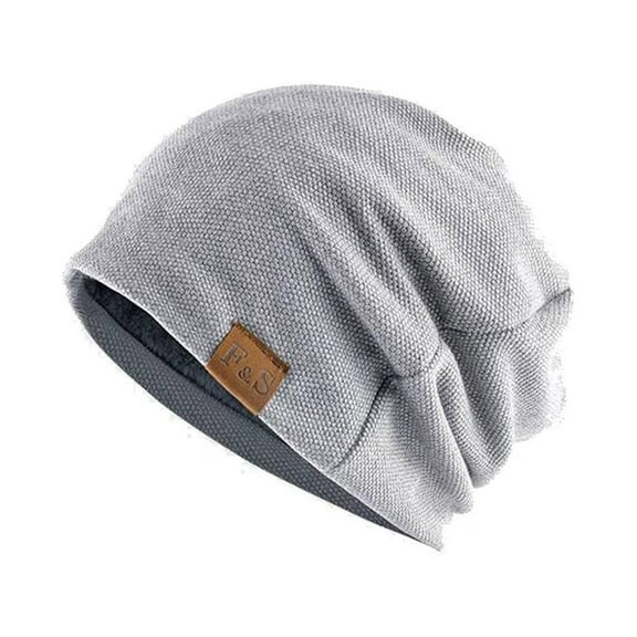 MESSUEN No Brim Hats for Men Beanie Caps for Men Brimless Hats Brimless Cap Mens Skull Cap Mens Beanie Hat Skull Cap Gray One Size