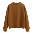 thumbnail image 1 of MESSUEN Pullover Sweatshirts for Women Baggy Sweatshirt for Women Thick Sweatshirts for Women Sweatshirts Women Long Hoodies for Women Hoodies Women Long Sweatshirts for Women Brown L, 1 of 4