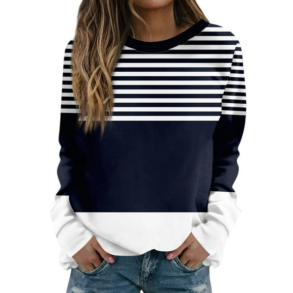 MESSUEN Pullover Sweatshirts for Women Lightweight Sweatshirts for Women Fall Sweatshirts for Women Cotton Sweatshirts for Women Womens Shirts Women's Fashion Women Shirts Casual Gray L