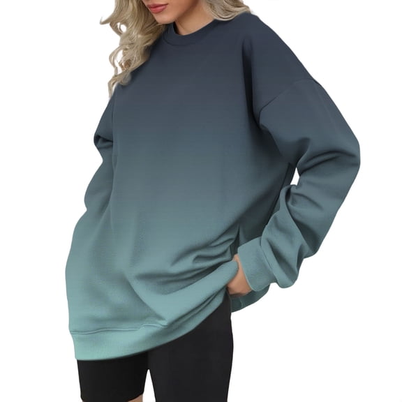 MESSUEN Pullover Sweatshirts for Women Long Sweatshirts for Women Winter Sweatshirts for Women Sweats for Women Thermal Tops for Women’s Tops Gray 1 L