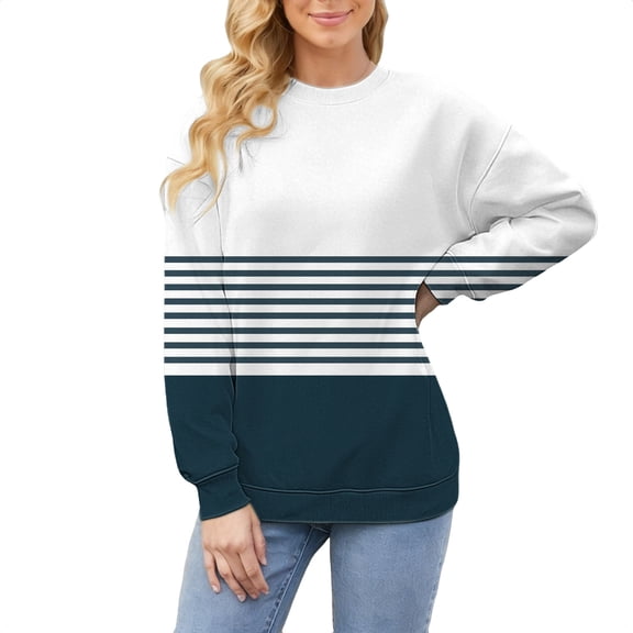 MESSUEN Pullover Sweatshirts for Women Thermal Long Sleeve Women Winter Sweatshirts for Women Long Sleeve Shirts Sweats for Women Womens Shirts Women Tops White M