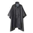 thumbnail image 1 of MESSUEN Rain Poncho Rain Poncho with Hood Waterproof Poncho for Men Adult Rain Poncho Rain Poncho Women Adult Ponchos Poncho Womens Fashion Gray One Size, 1 of 3