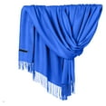 thumbnail image 1 of MESSUEN Shawl Wrap Fringe Shawl Warm Shawl Wraps for Women Lady Scarf Women Scarves Women Poncho Woman Scarf Blue A, 1 of 4