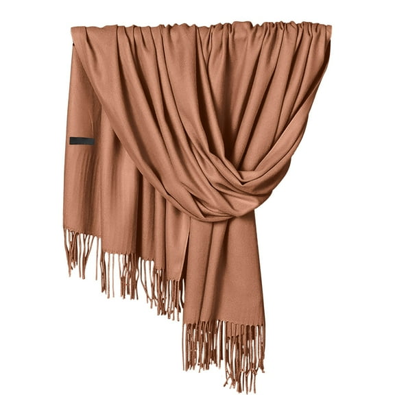 MESSUEN Shawl Wrap Fringe Shawl Warm Shawl Wraps for Women Womens Scarfs Ladies Scarves Poncho for Women Scarves for Women a A