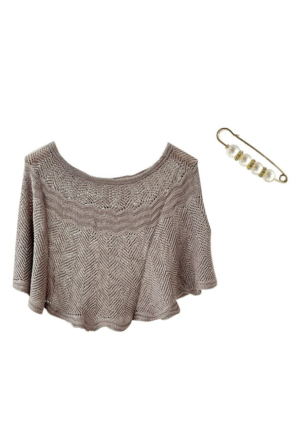 Shawl Wraps for Women Open Weave Sweaters for Women Crochet Shawl Womens Scarfs Fashion Scarf for Women's Shawl Scarf for Woman Khaki One Size