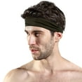thumbnail image 1 of MESSUEN Sports Headbands for Women Sports Headband Men Sport Headbands Hair Bands Hairbands for Women's Hair Headband Hair Accessories for Girls Army Green One Size, 1 of 4