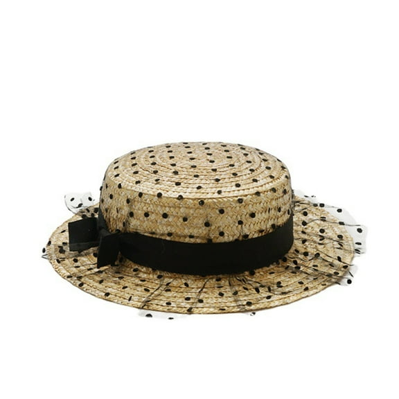 MESSUEN Sun Hats Beach Hats for Women Wide Brim Hats for Women's Hat 5cm Brim Hat Sun Flat Cap Outing Beach Sun Hat Womens Sun Hat Women Hats Beige M