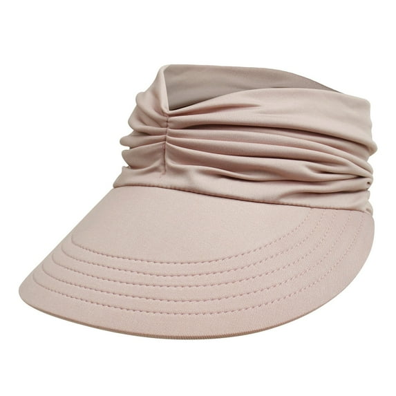 MESSUEN Sun Visor Hat Running Hats for Women Beach Hat Beach Sun Hat Spring/summer Hat Outdoor Sports Empty Top Hat Multi Colored Optional Wide Brim Hats for Women Sun Hat Women Pink One Size