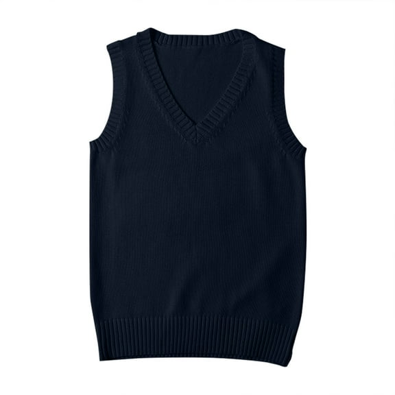 MESSUEN Sweater Vest Women Pull Over Sweaters Womens Cozy Sweaters for Women Top Women's Tops Casual Summer Tank Tops for Women's Fashion Navy XL