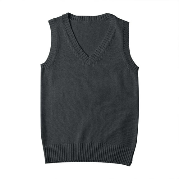 MESSUEN Sweater Vest Women Pull Over Sweaters Womens Cozy Sweaters for Women T Shirts for Women Blouses Summer Shirts for Women's Blouses Dressy Casual Dark Gray S
