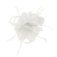 thumbnail image 1 of MESSUEN Tea Party Hats for Girls Hair Fascinators for Women Ladies Hats for Church Ladies Hats for Tea Party Tea Party Headwear Hats for Tea Party for Women Womens Fashion Hats White One Size, 1 of 7