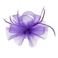 thumbnail image 1 of MESSUEN Tea Party Hats for Girls Tea Party Headwear Women's Church Hats Dress Hat Women Hats Fashion Ladies Hats for Church Fashion Hat Purple One Size, 1 of 3