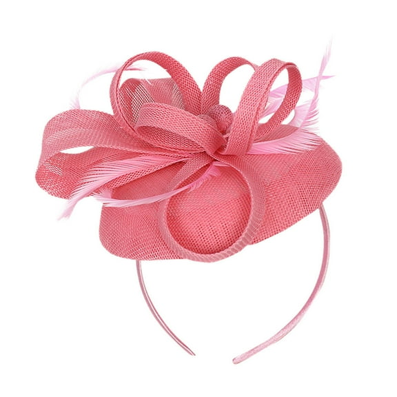 MESSUEN Tea Party Hats for Women Ladies Church Hats Fascinators for Weddings Men’s Hats for Women Winter Caps for Women Winter Hat Pink One Size