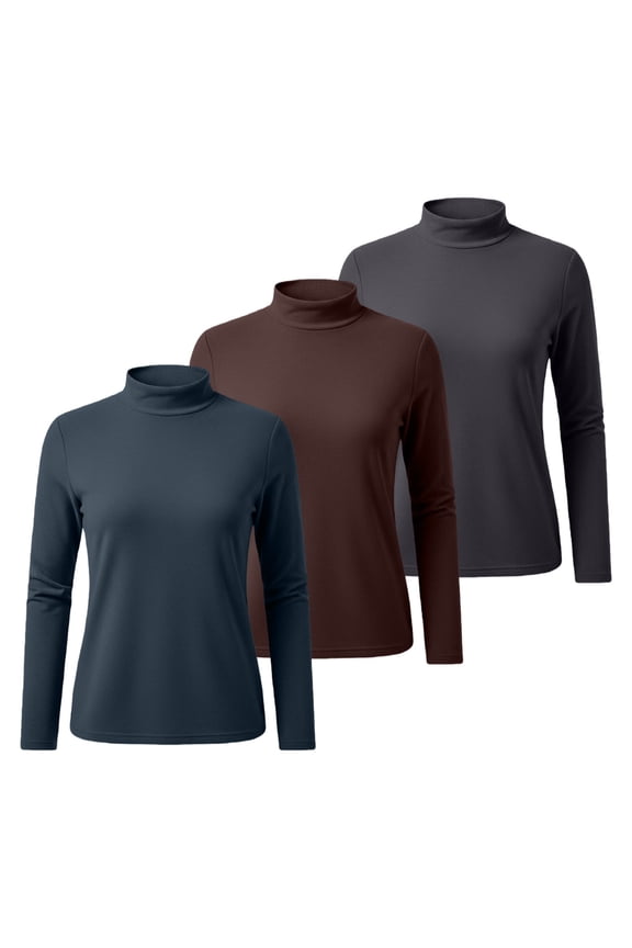 Thermal Turtleneck Long Sleeve Undershirt for Women Thermal Long Sleeve Women Womens Sweat Shirts Women's Shirts Womens Zip Up Sweatshirt Fall Sweatshirt Gray M