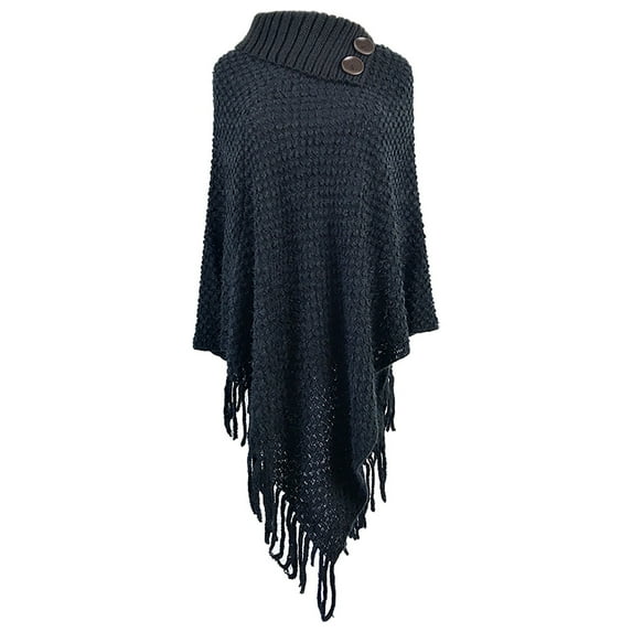 MESSUEN Thick Shawl Warm Shawl Wraps for Women Long Scarves for Women Poncho for Women Scarfs Women's Winter Scarves Black One Size