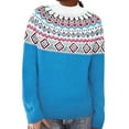thumbnail image 1 of MESSUEN Vintage Sweater Christmas Sweaters for Women Christmas Outfits for Women Woman Shirts Winter Knit Sweater for Women Sweaters for Women Womens Sweater Sky Blue S, 1 of 4