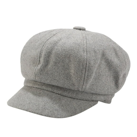 MESSUEN Women's Berets Womens Newsboy Caps Women's Winter Hats Beret Hat Winter Hats for Women Winter Hat Women Beret Hat Gray One Size