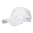 thumbnail image 1 of MESSUEN Womens Baseball Hat Womens Hats Womens Sun Hat Mens Trucker Hat Summer Hats for Women Baseball Hat Women White One Size, 1 of 3