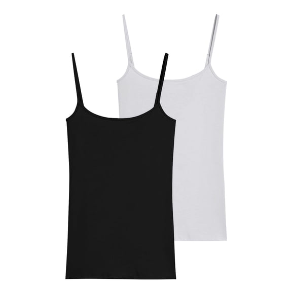 MESSUEN Womens Camisole Tank Tops Crop Tops Scoop Neck Camisole Women's Solid Fit Underlay Versatile Bottom Tank Top Women's Shirts Blouses Womens Blouses Casual Black 4 L