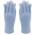 thumbnail image 1 of MESSUEN Womens Gloves with Touchscreen Fingers Cycling Gloves Men's Gloves Driving Ski Gloves Accessories Cold Weather Gloves Snow Gloves Knit Gloves Heated Gloves for Women Blue 2 One Size, 1 of 2