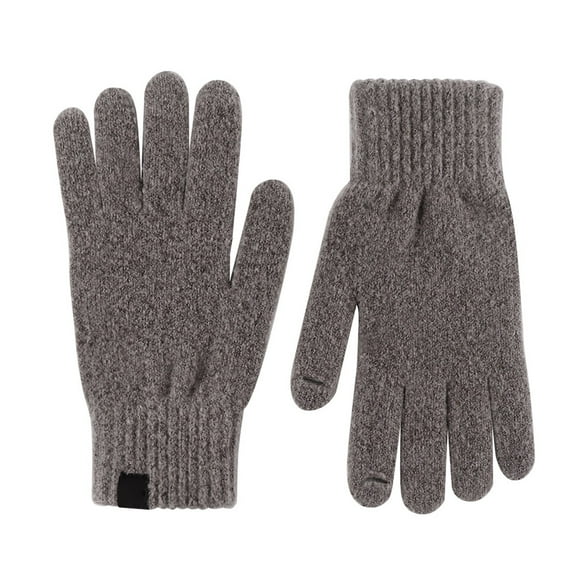 MESSUEN Womens Gloves with Touchscreen Fingers Thermal Gloves for Women Knit Gloves Guantes Termicos Mujer Mittens for Men Warm Gloves for Men Women Gloves Gray A