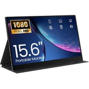 MESWAO 15.6 Portable Monitor FHD 1080P IPS USB-C HDMI, Plug and Play External Screen for Laptop, Phone, Mini PC & Game Console