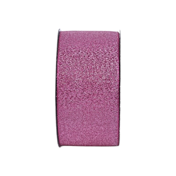 Gwen Studios 1.5" Metallic Luxe Hot Pink Ribbon, 3 yards