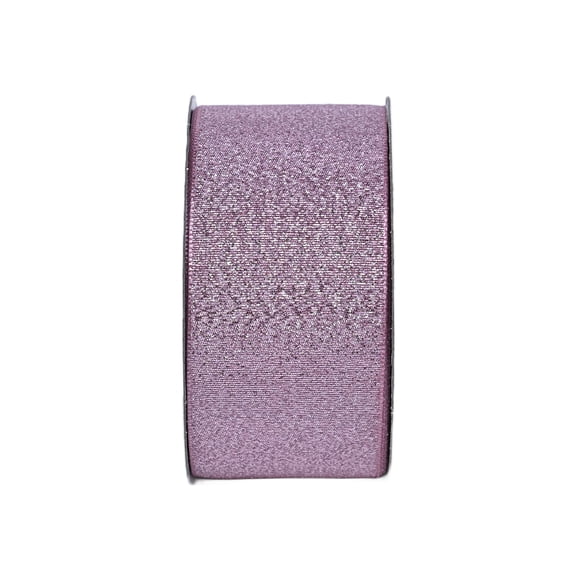 Gwen Studios 1.5" Metallic Luxe Light Pink Ribbon, 3 yards