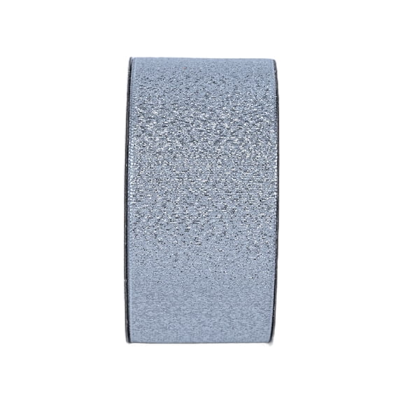 Gwen Studios 1.5" Metallic Luxe Silver Ribbon, 3 yards