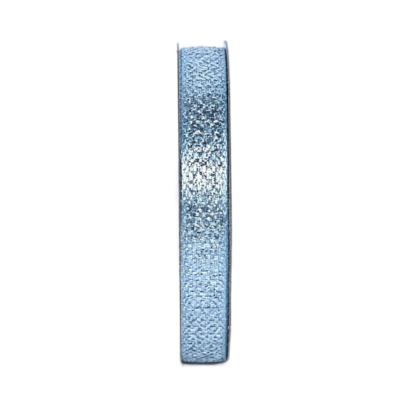 Gwen Studios 3/8" Metallic Dazzling Blue Ribbon, 3 yards