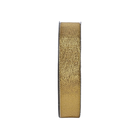 Gwen Studios 5/8" Metallic Gold Grosgrain Ribbon, 3 yards