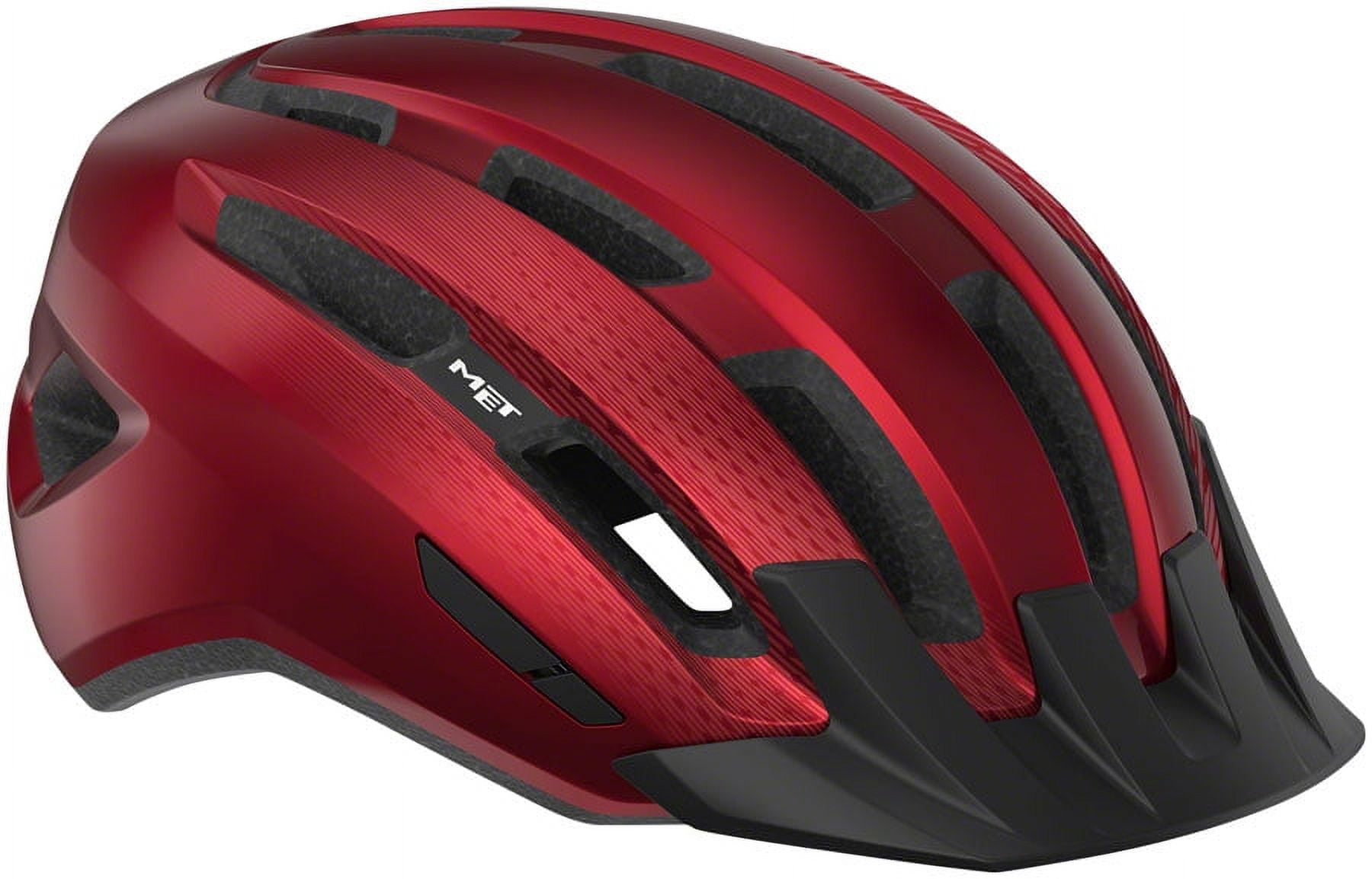 MET Downtown MIPS-C2 Helmet In-Mold Safe-T Twist 2 Fit Glossy Red Small/Medium