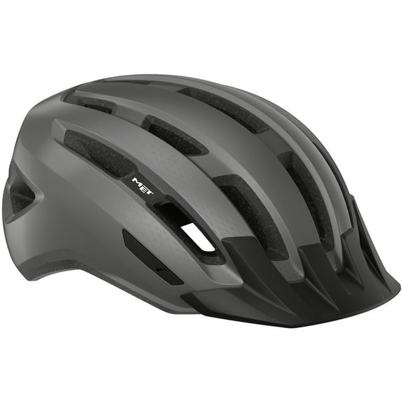 MET Downtown Mips Helmet - Gray Glossy, Large