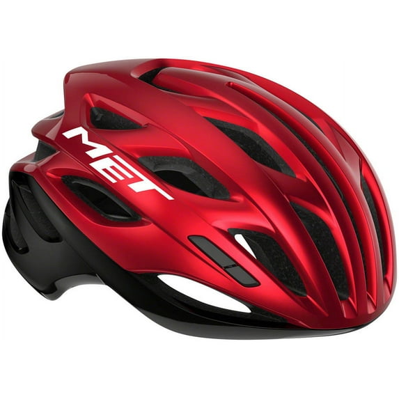 MET Estro MIPS Helmet - Red/Black Metallic, Glossy, Large