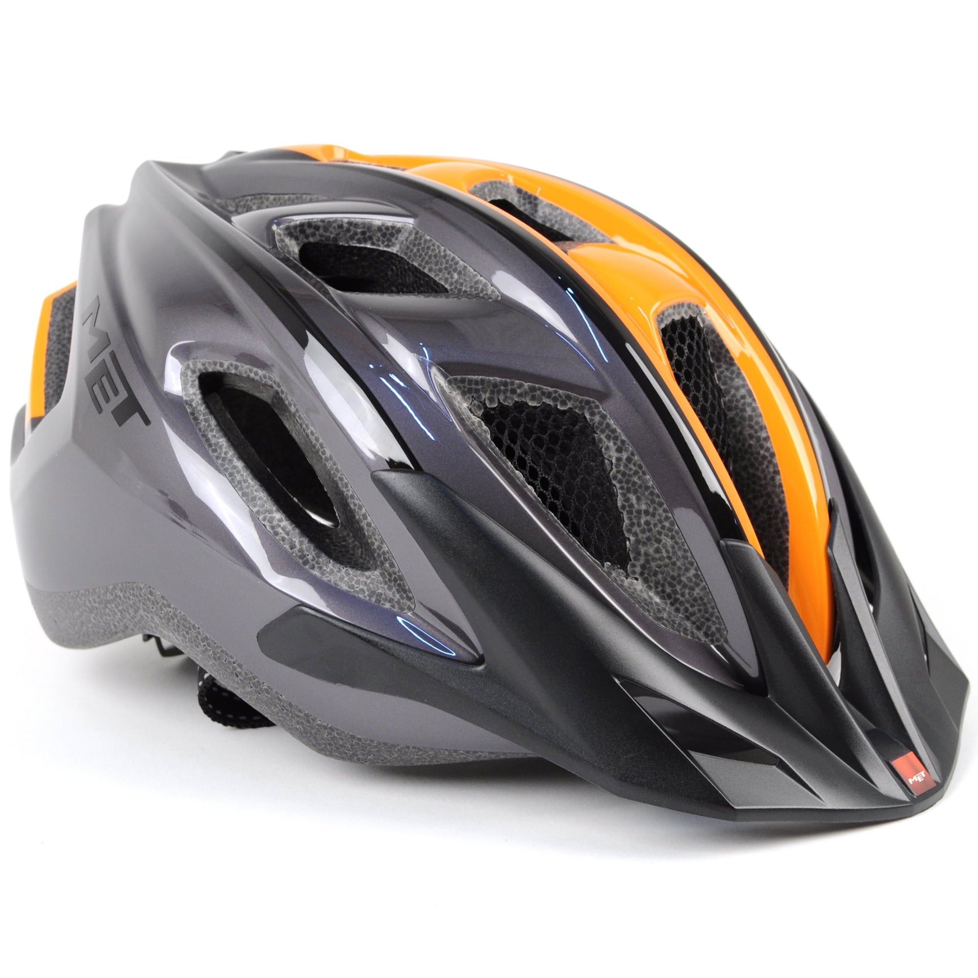 MET Funandgo Bike Helmet Anthracite Orange Universal