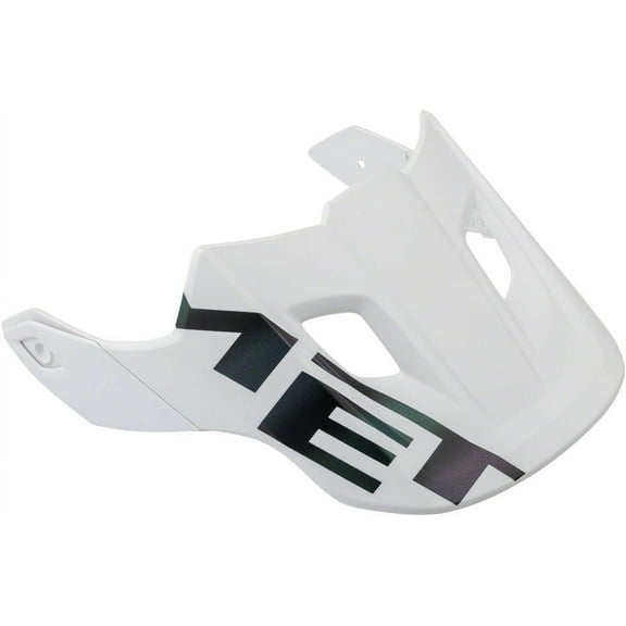 MET Helmets Roam Visor - Large, White Iridescent/Matte