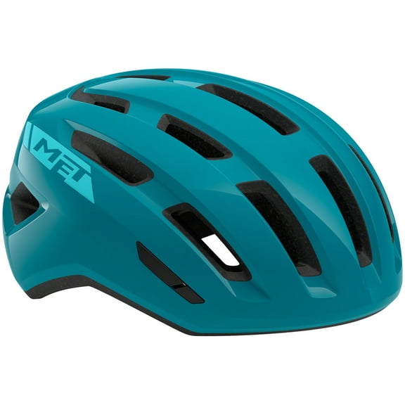 MET Miles Mips Helmet - Teal Glossy, Medium