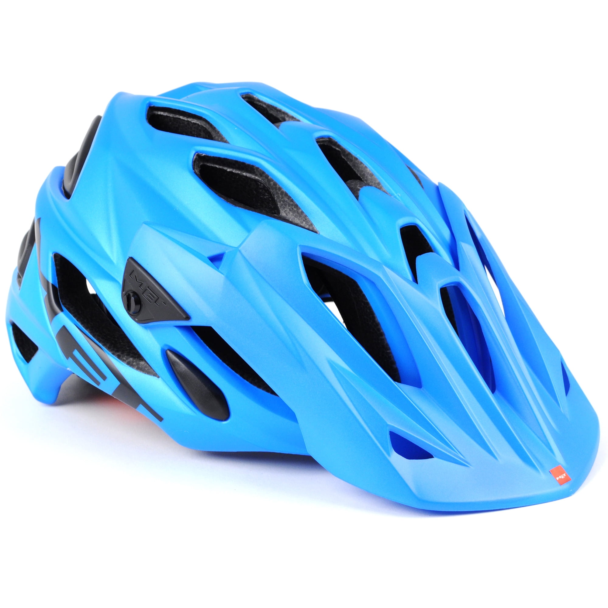 MET Parabellum MTB Helmet Matte Cyan Black Medium Walmart