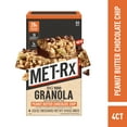 thumbnail interactive-video image 1 of MET-Rx Big 100 High Protein Meal Replacement Bars, Granola Peanut Butter, 28g Protein, 3.52 oz, 4 Count, 1 of 7