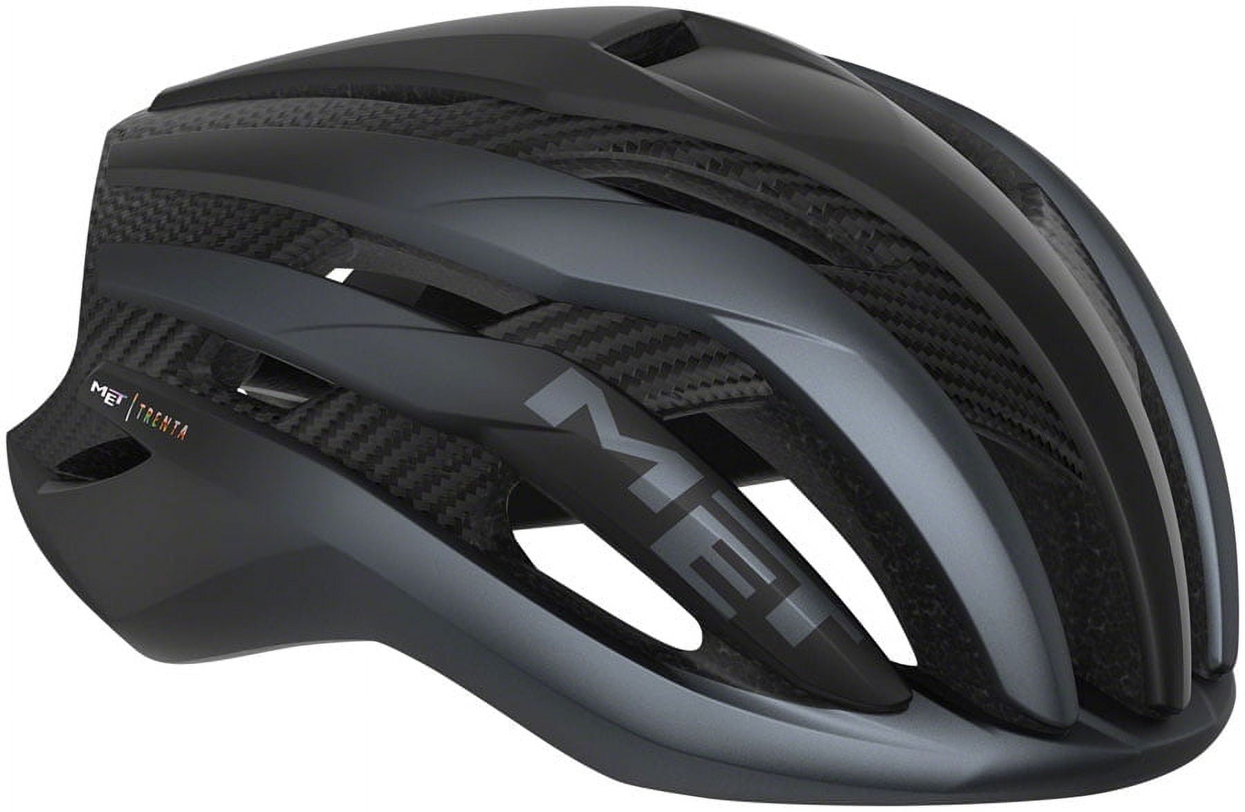 MET Trenta 3K Carbon MIPS Helmet In-Mold Safe-T Orbital Fit Matte Black, Small