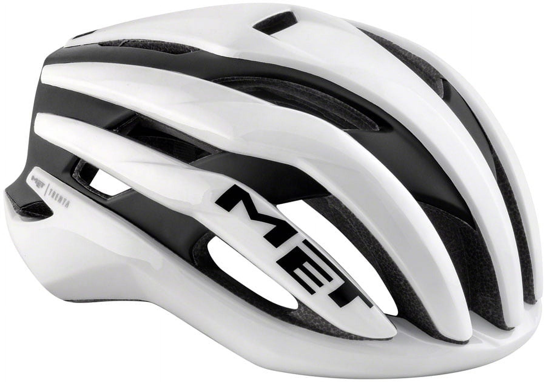MET Trenta MIPS Road Tri/TT Helmet In-Mold EPS Matte/Glossy White/Black, Medium