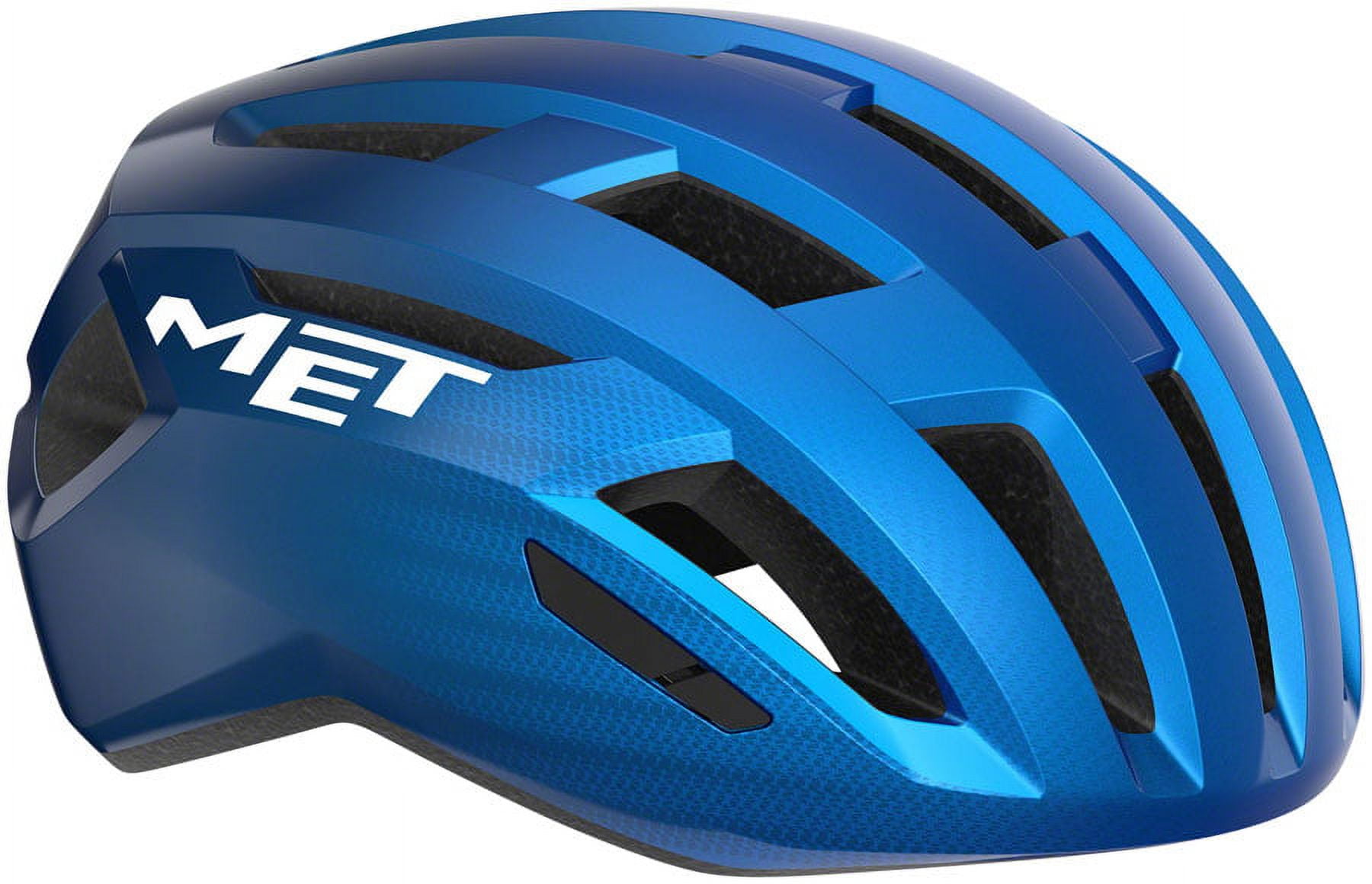 MET Vinci MIPS Road Helmet In-Mold EPS Safe-T DUO Fit Glossy Blue Metallic Small