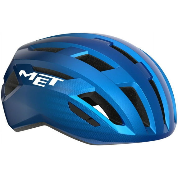 MET Vinci MIPS Road Helmet In-Mold EPS Safe-T DUO Fit Glossy Blue Metallic Small
