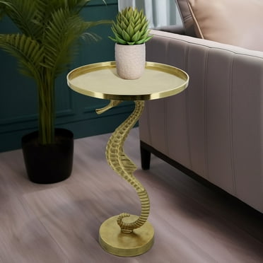 Sagebrook Home's Aluminum Seahorse Accent Table