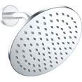 thumbnail image 1 of ALL METAL 8 Inch Rain Shower Head Polished Chrome | 2.5 GPM High Flow Rainfall Showerhead with Pressure Optimization | Large Round Rainshower for Wall Mount, Overhead or Ceiling Mount Installations, 1 of 7