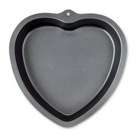 1 Count, 10 IN, Heart Shape, Carbon Steel Cake Pan, by Way To Celebrate