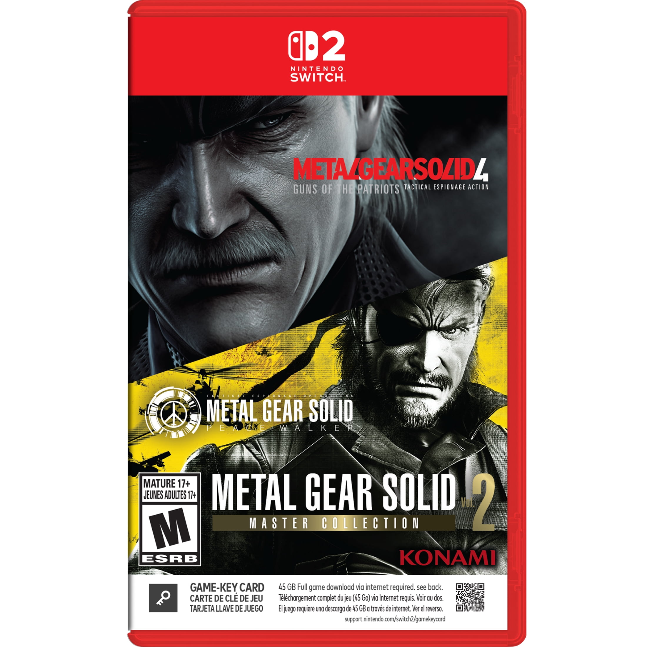 METAL GEAR SOLID: MASTER COLLECTION Vol.2 - Nintendo Switch 2 Game