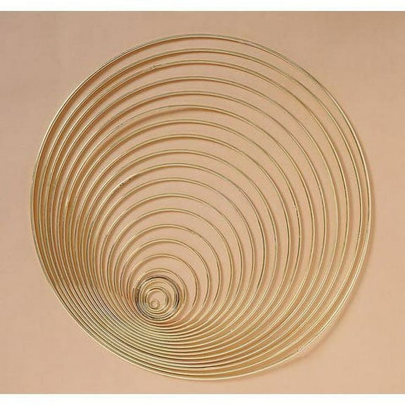 METAL GOLD RINGS 8 inch- Pack of 5, By Better Crafts